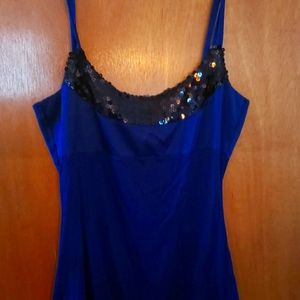 The Limited Navy Blue Tank